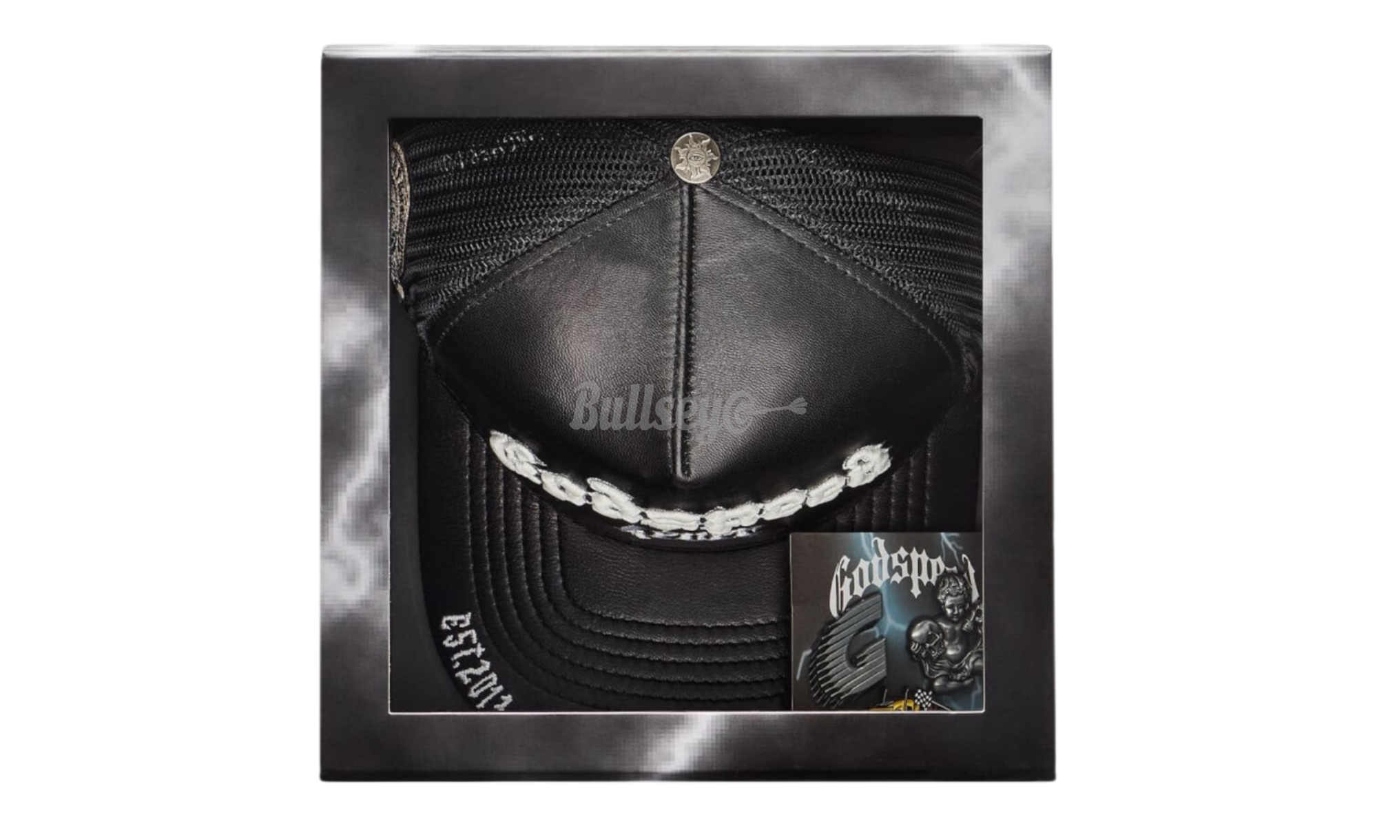 Godspeed Forever Premium Leather Black Trucker Hat