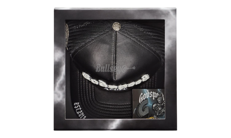 Godspeed Forever Premium Leather Black Trucker Hat