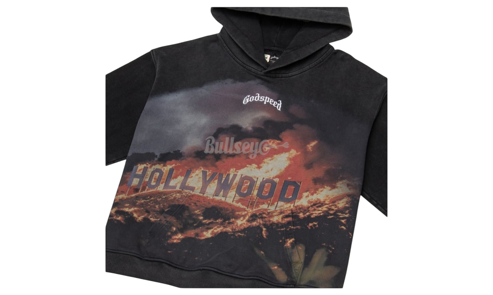 Godspeed Hollywood Inferno Grey Wash Hoodie