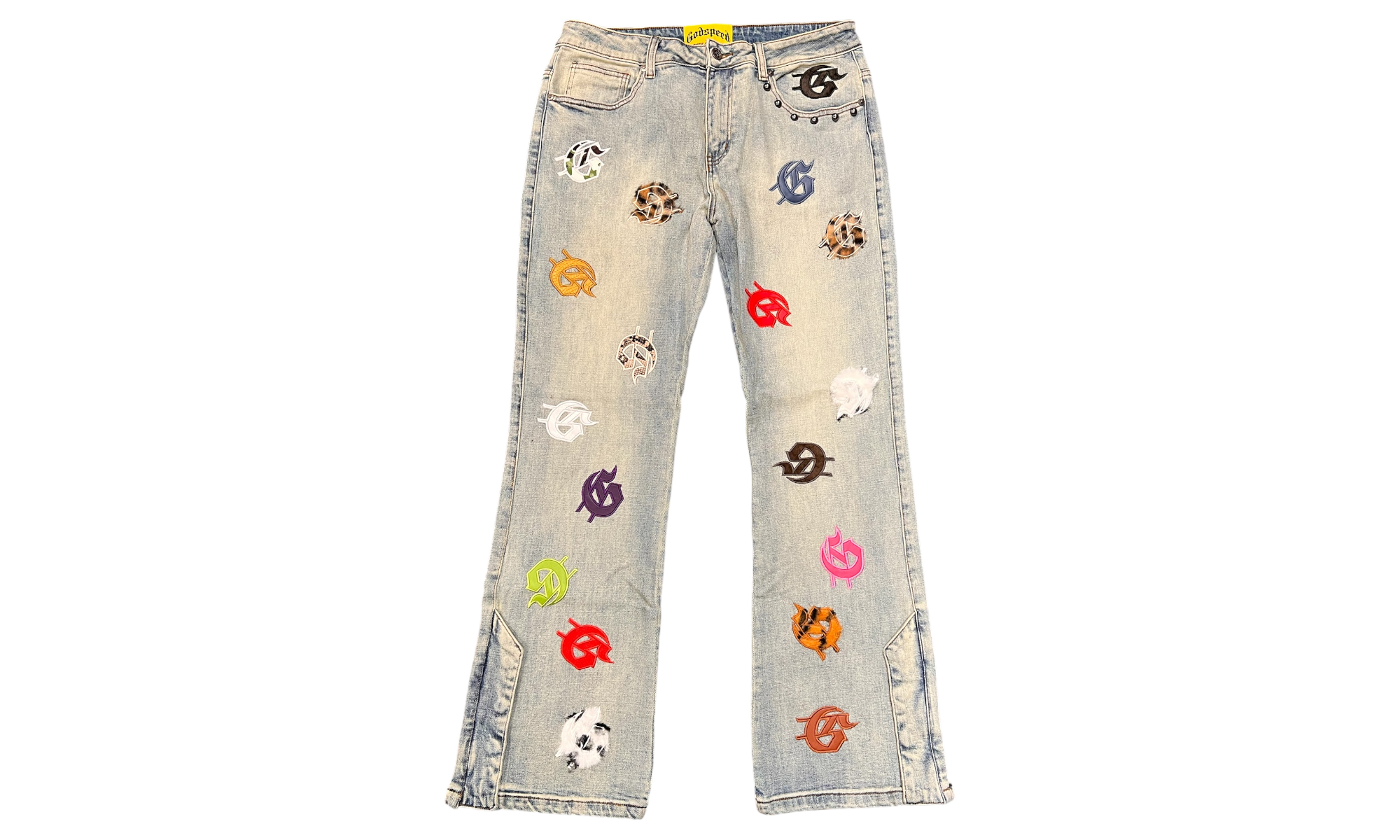 Godspeed Infinity Multi-Color Denim Blue Jeans-Bullseye Sneaker Boutique