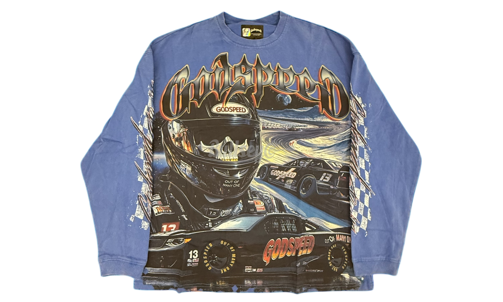 Godspeed Le Demier Royal Blue Longsleeve T-Shirt-Bullseye Sneaker Boutique
