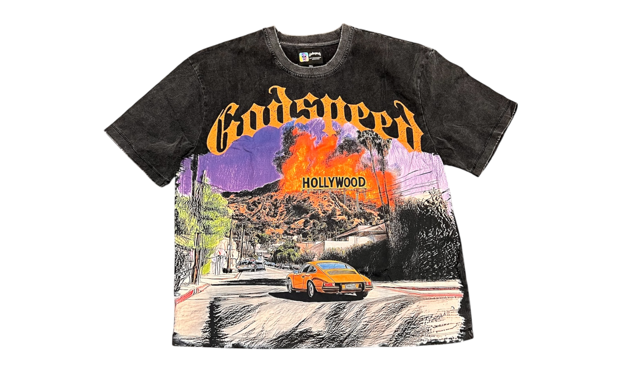 Godspeed Los Scandalous Black T-Shirt-Bullseye Sneaker Boutique