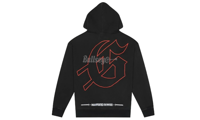 Godspeed Mankind vs Ai Embroidered Black Hoodie