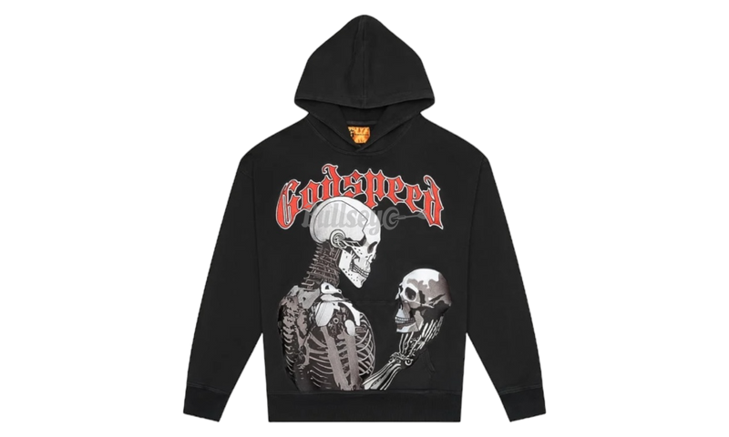 Godspeed Mankind vs Ai Embroidered Black Hoodie-Bullseye Sneaker Boutique