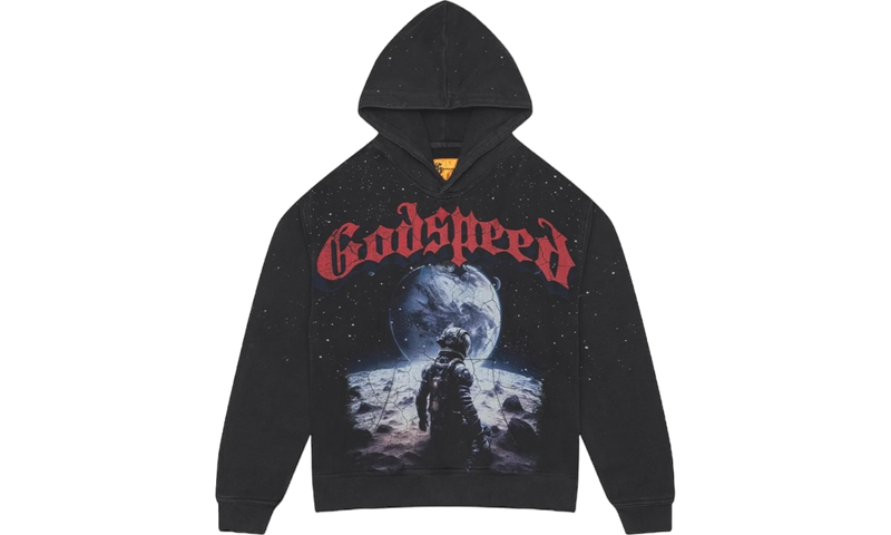 Godspeed No Looking Back Hoodie Black/Red Hoodie-Bullseye Sneaker Boutique