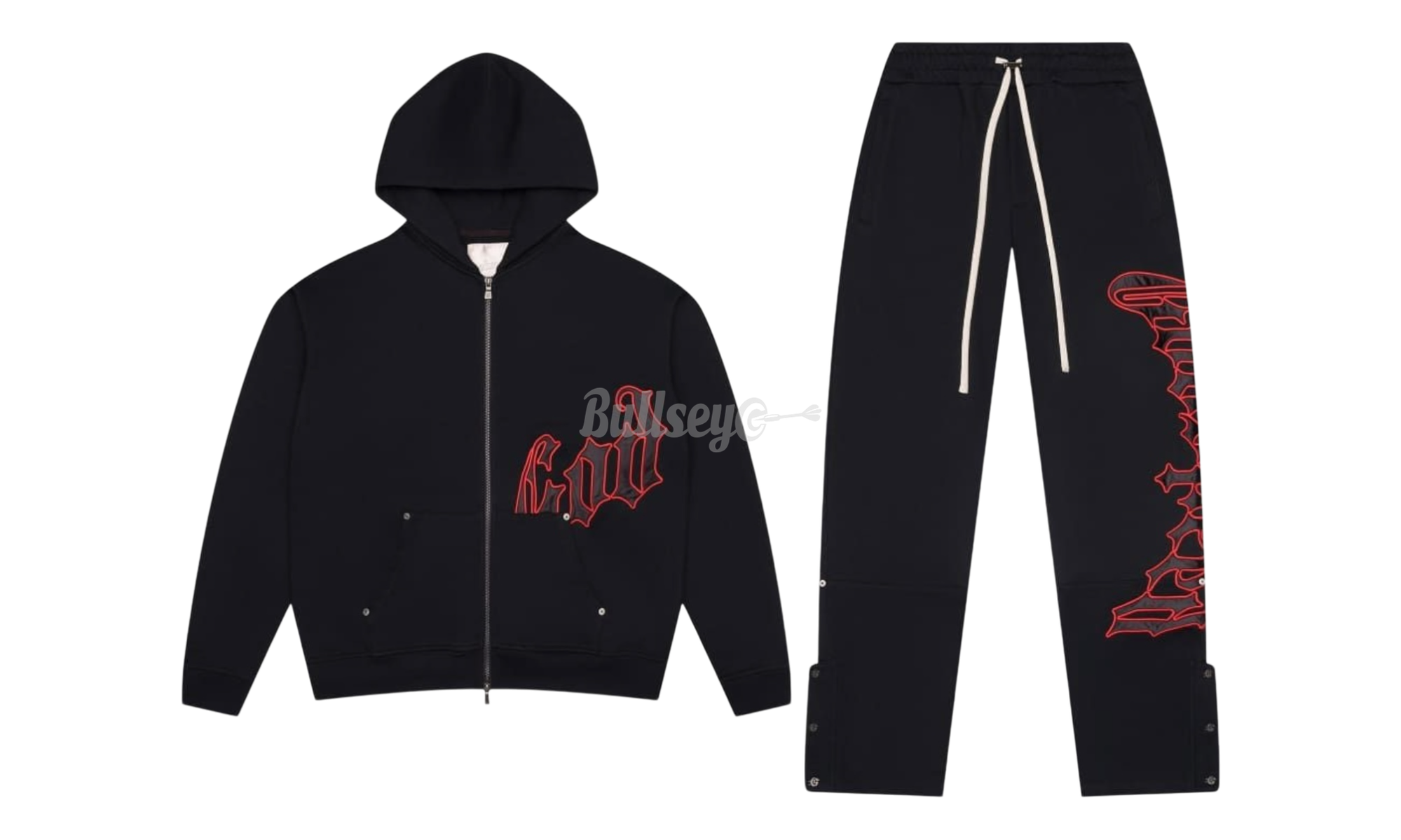 Godspeed OG Logo Black/Red V2 Sweatsuit-Bullseye Sneaker Boutique