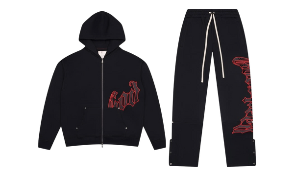 Godspeed OG Logo Black/Red V2 Sweatsuit-Bullseye Sneaker Boutique