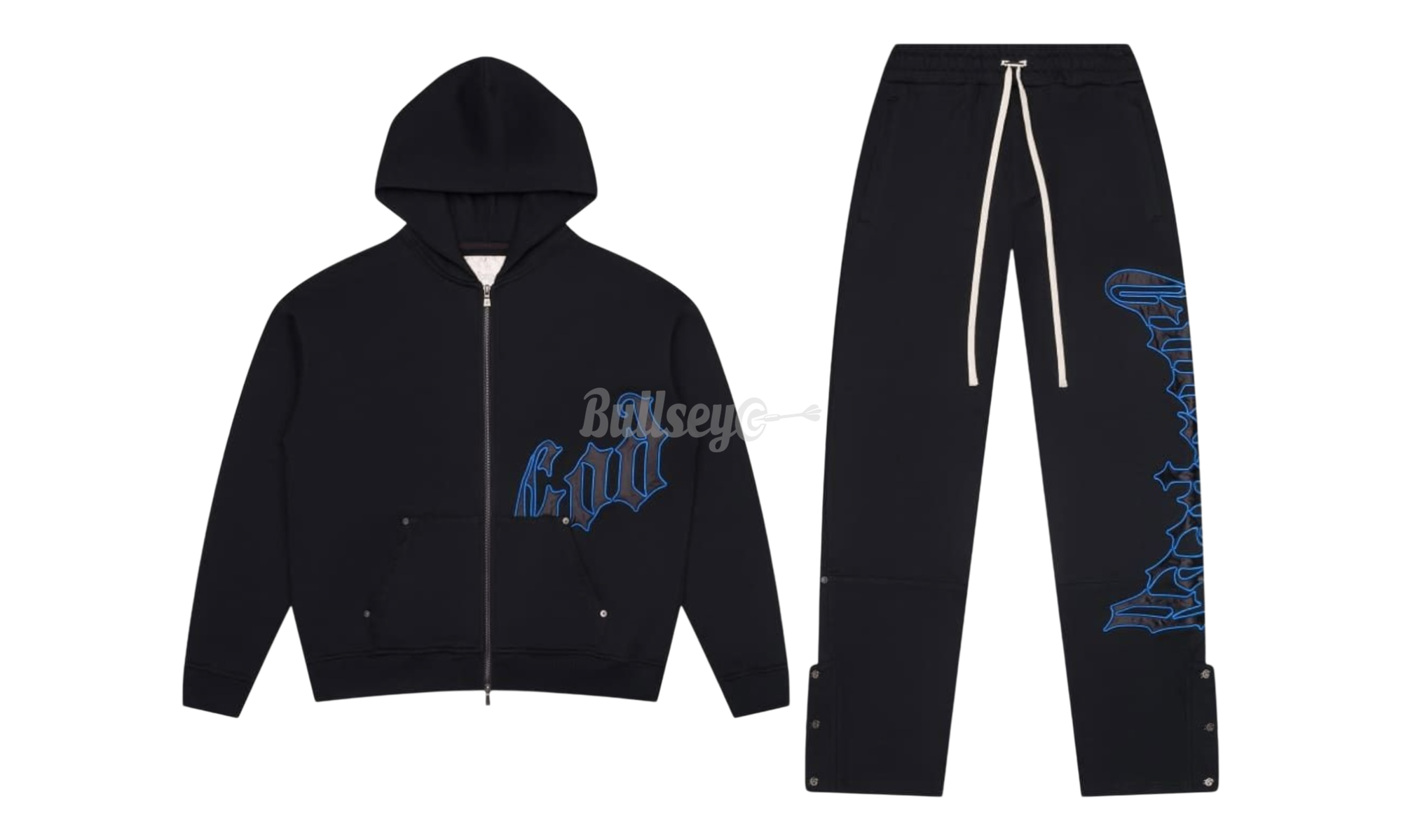 Godspeed OG Logo Black/Royal Blue V2 Sweatsuit-Bullseye Sneaker Boutique