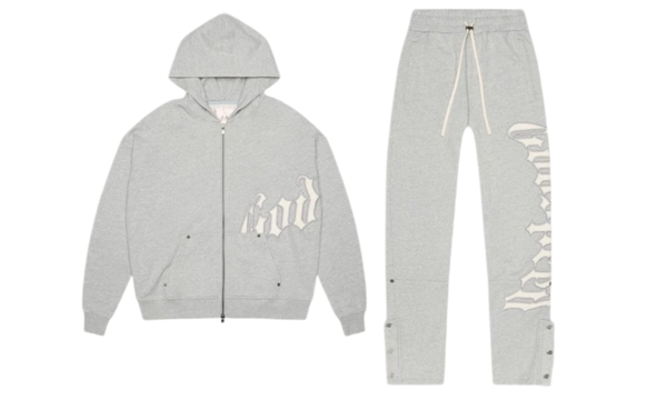 Godspeed OG Logo Heather Grey Sweatsuit-Bullseye Sneaker Boutique