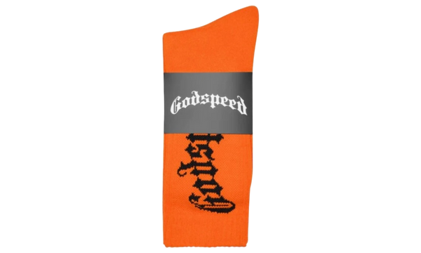 Godspeed OG Logo Orange Socks-Bullseye Sneaker Boutique