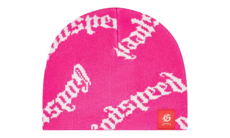 Godspeed OG Logo Pink Beanie-zapatillas de running talla 18 moradas