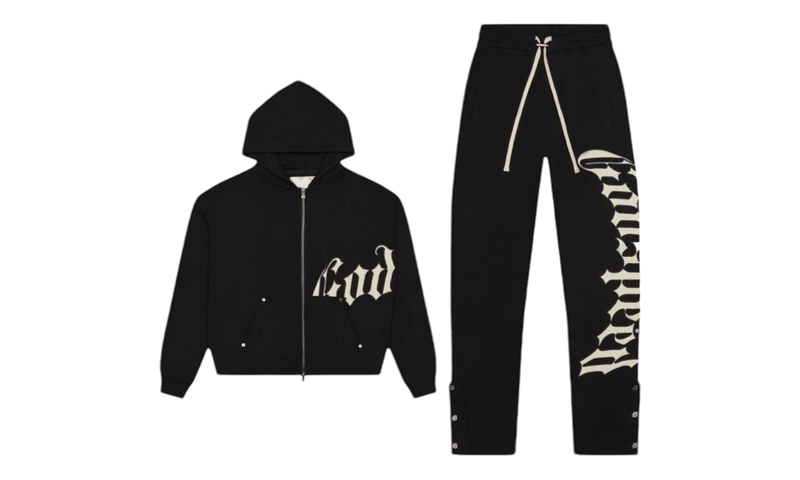 Godspeed OG Logo Washed Black Sweatsuit-Bullseye Sneaker Boutique