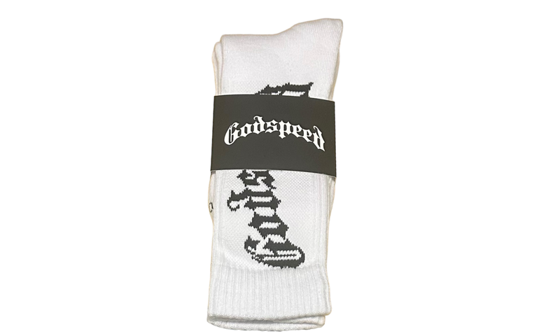 Godspeed OG Logo White Socks-Bullseye Sneaker Boutique