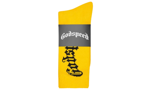 Godspeed OG Logo Yellow Socks-Bullseye Sneaker Boutique