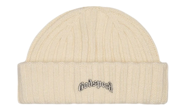 Godspeed Og Logo Emblem Creme Beanie-Bullseye Sneaker Boutique