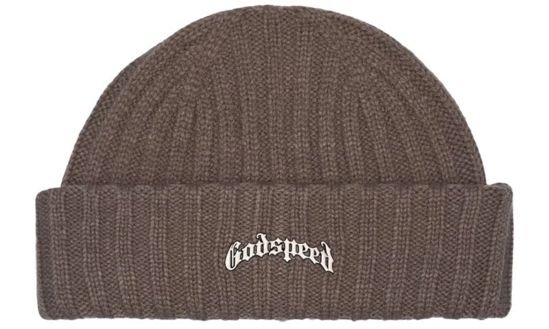 Godspeed Og Logo Emblem Grey Beanie-Bullseye Sneaker Boutique