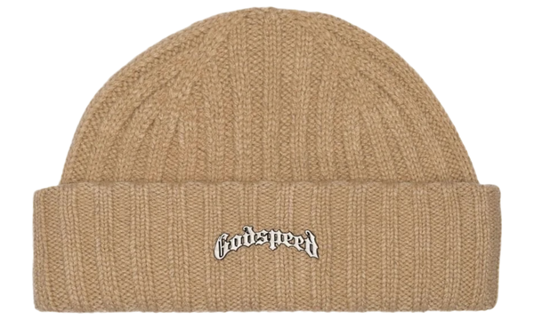 Godspeed Og Logo Emblem Khaki Beanie-Bullseye Sneaker Boutique