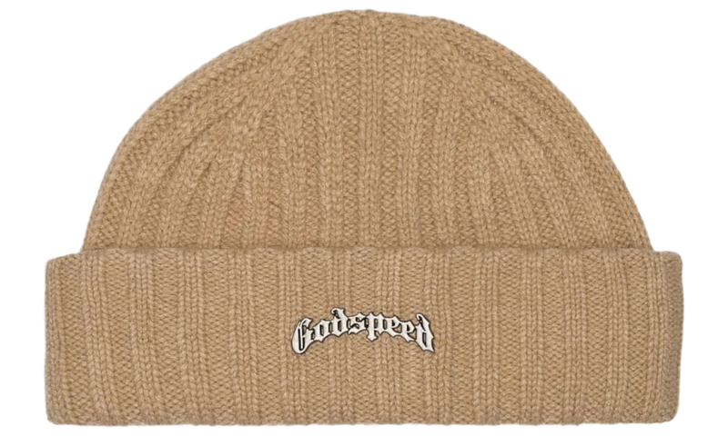 Godspeed Og Logo Emblem Khaki Beanie-Bullseye Sneaker Boutique