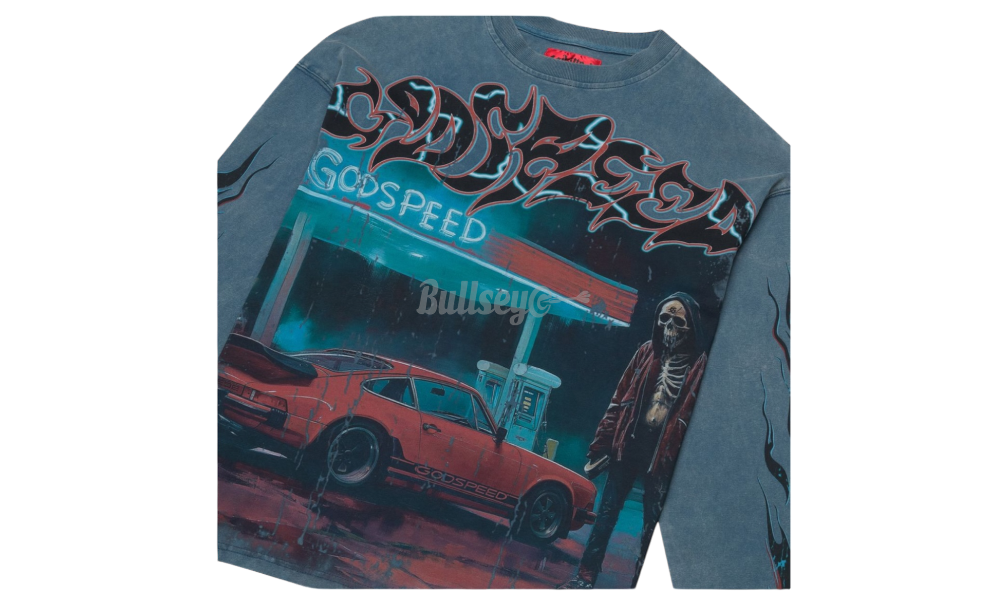 Godspeed Pit Stop True Blue Longsleeve T-Shirt