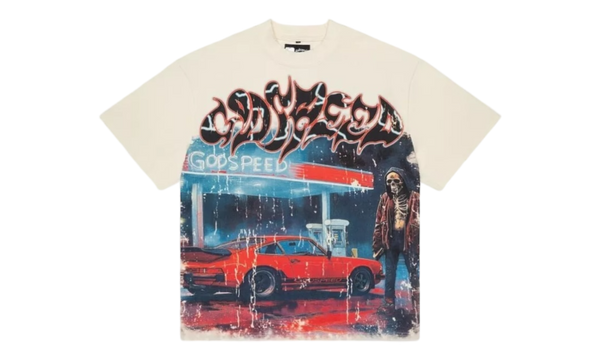 Godspeed Pitstop Bone T-Shirt-Bullseye Sneaker Boutique