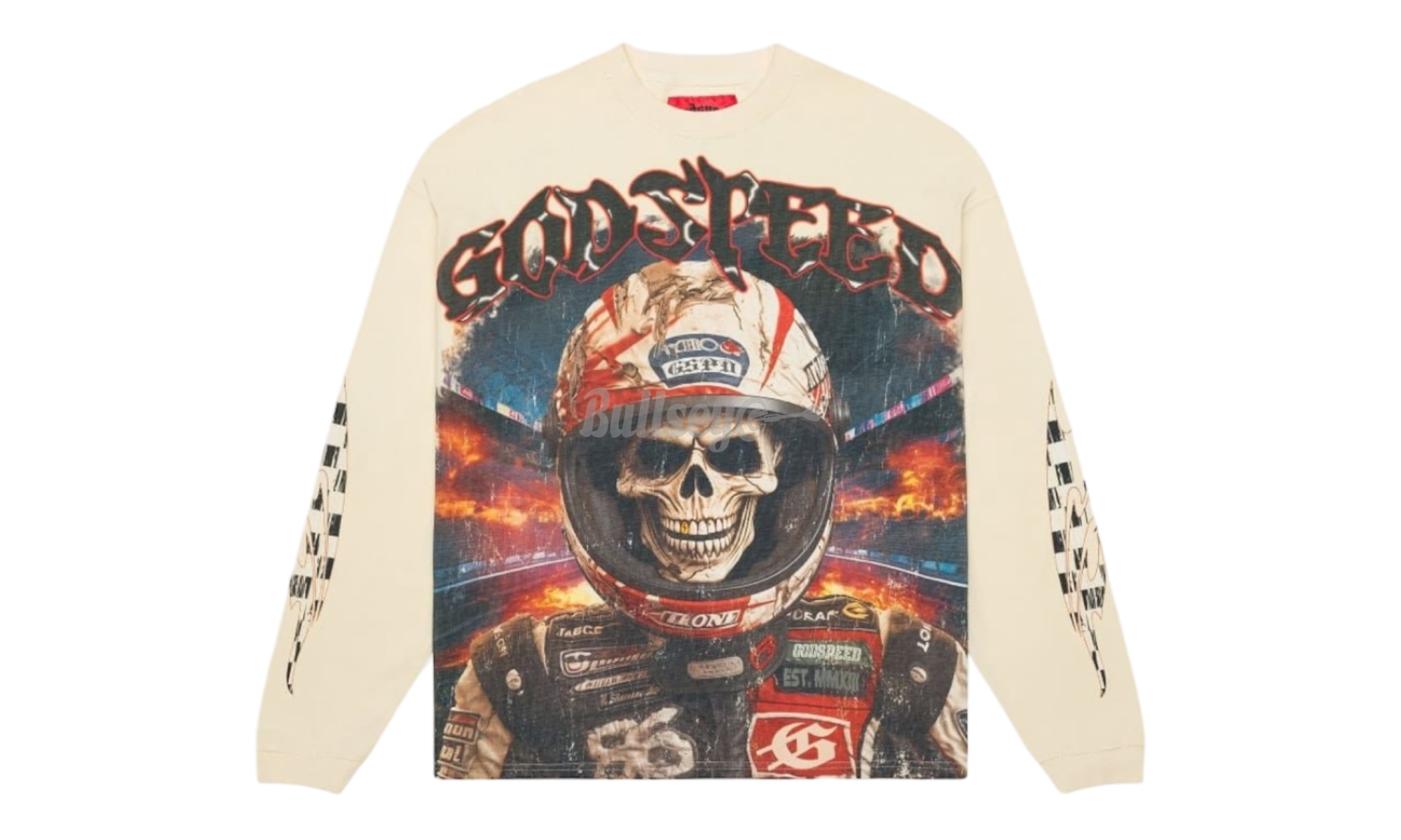 Godspeed Racer Goldie Bone Longsleeve T-Shirt-Bullseye Sneaker Boutique