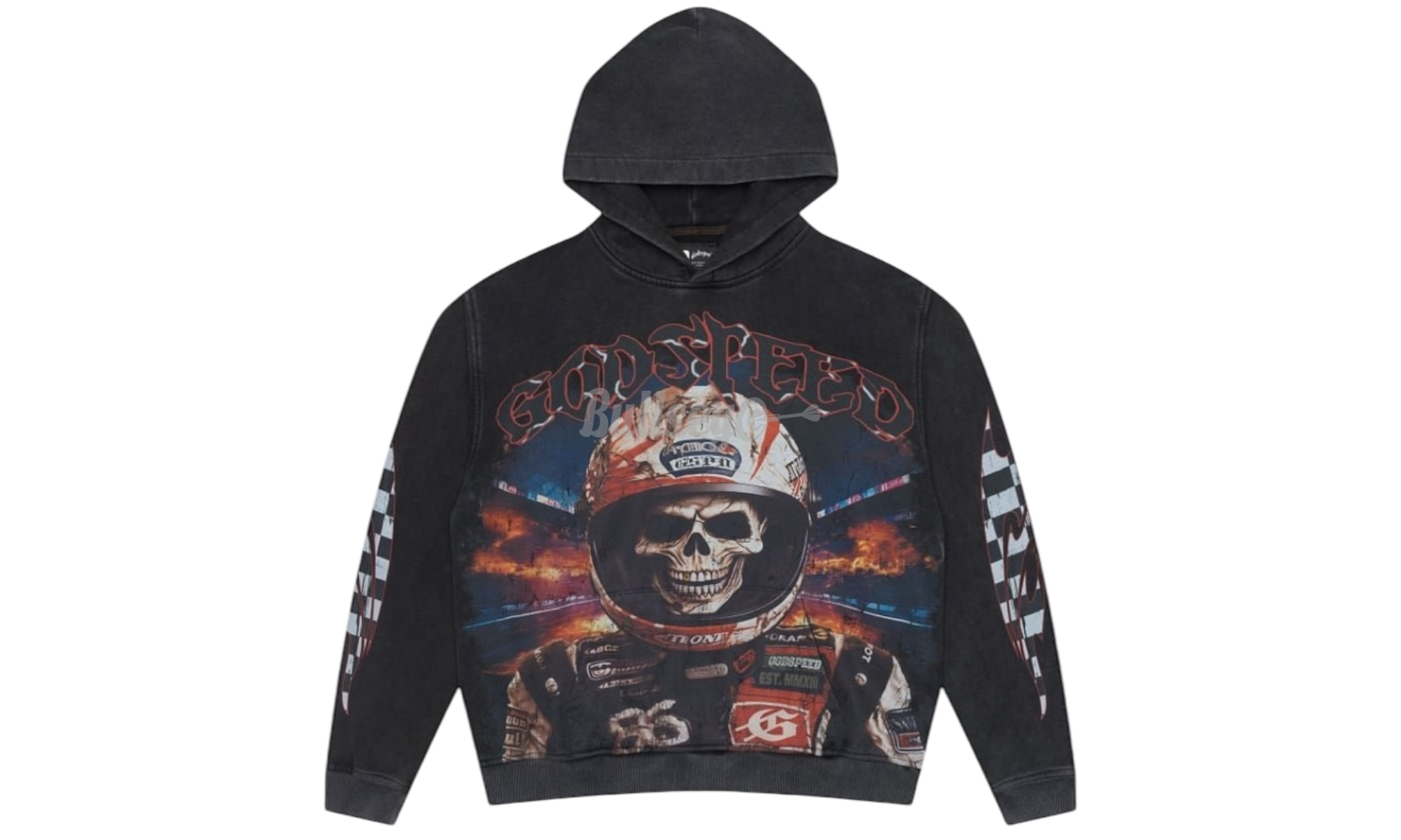 Godspeed Racer Goldie Grey Wash Hoodie-Bullseye Sneaker Boutique