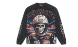 Godspeed Racer Goldie Washed Black Longsleeve T-Shirt-Bullseye Sneaker Boutique