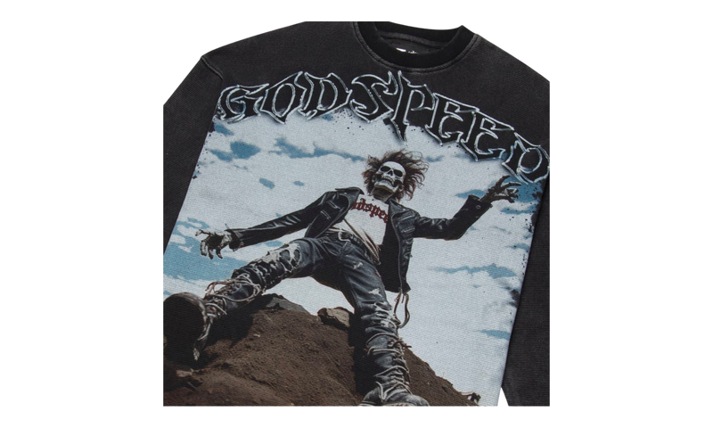 Godspeed Rocker Thermal Black Wash Longsleeve T-Shirt