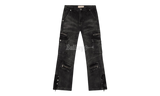 Godspeed Rockstar Flare Black Washed Cargo Pants-Bullseye Sneaker Boutique