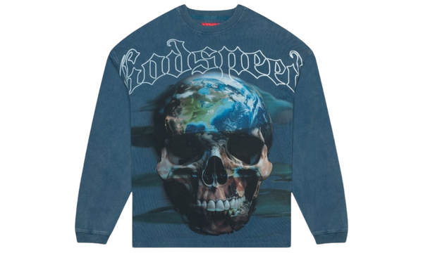 Godspeed Sklobe Wash Blue Longsleeve T-Shirt-Urlfreeze Sneakers Sale Online