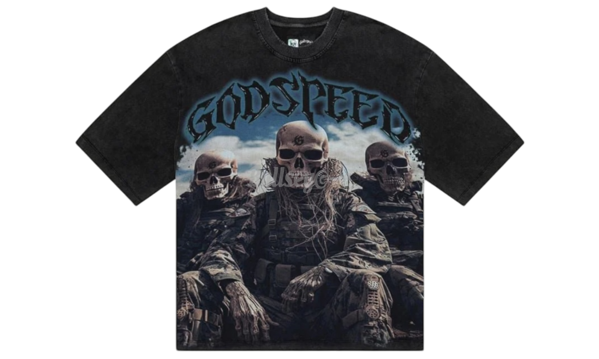 Godspeed Squadron Washed Black T-Shirt-Bullseye Sneaker Boutique