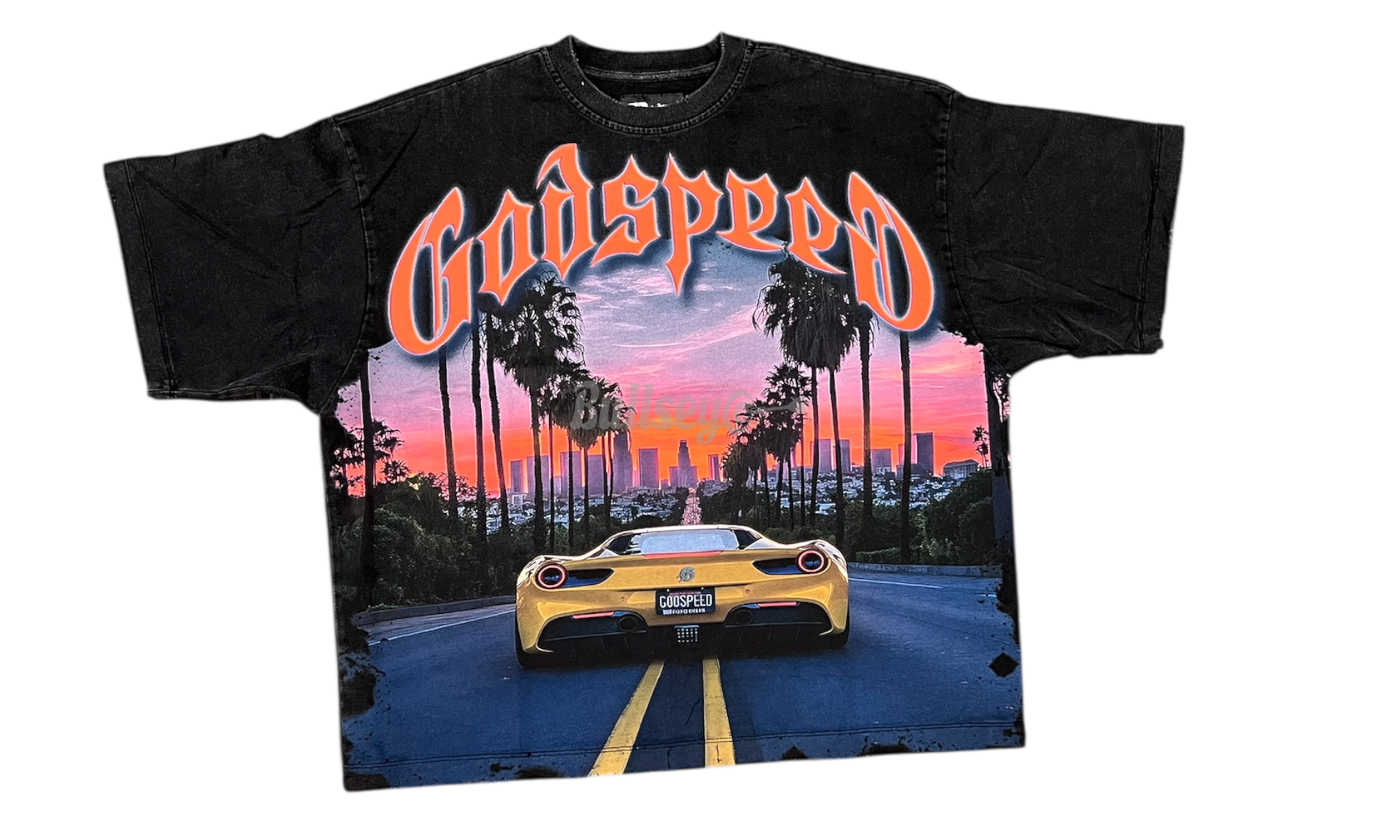 Godspeed Sunset Boulevard Washed Black T-Shirt
