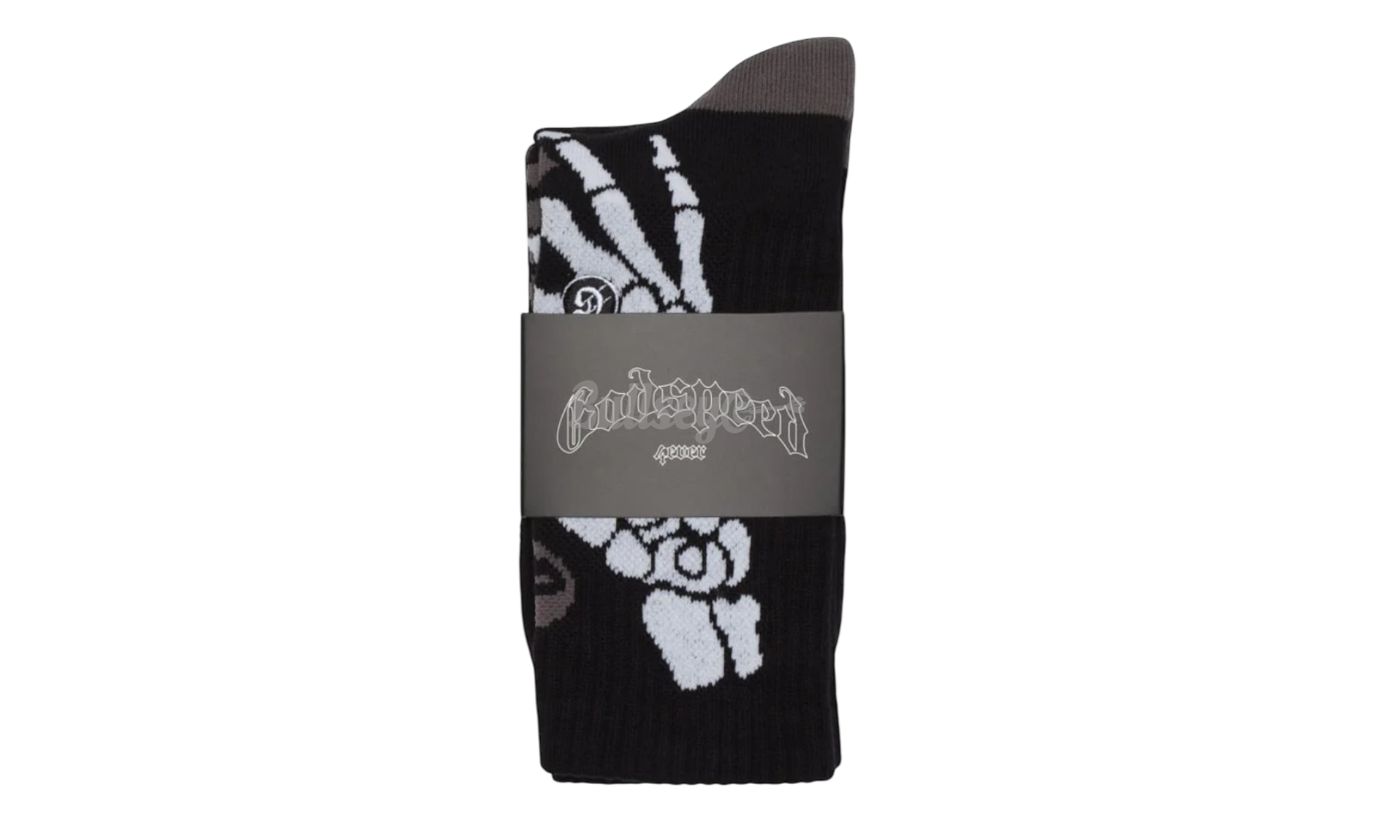 Godspeed Ten Toes Down Black/Grey Socks-Bullseye Sneaker Boutique