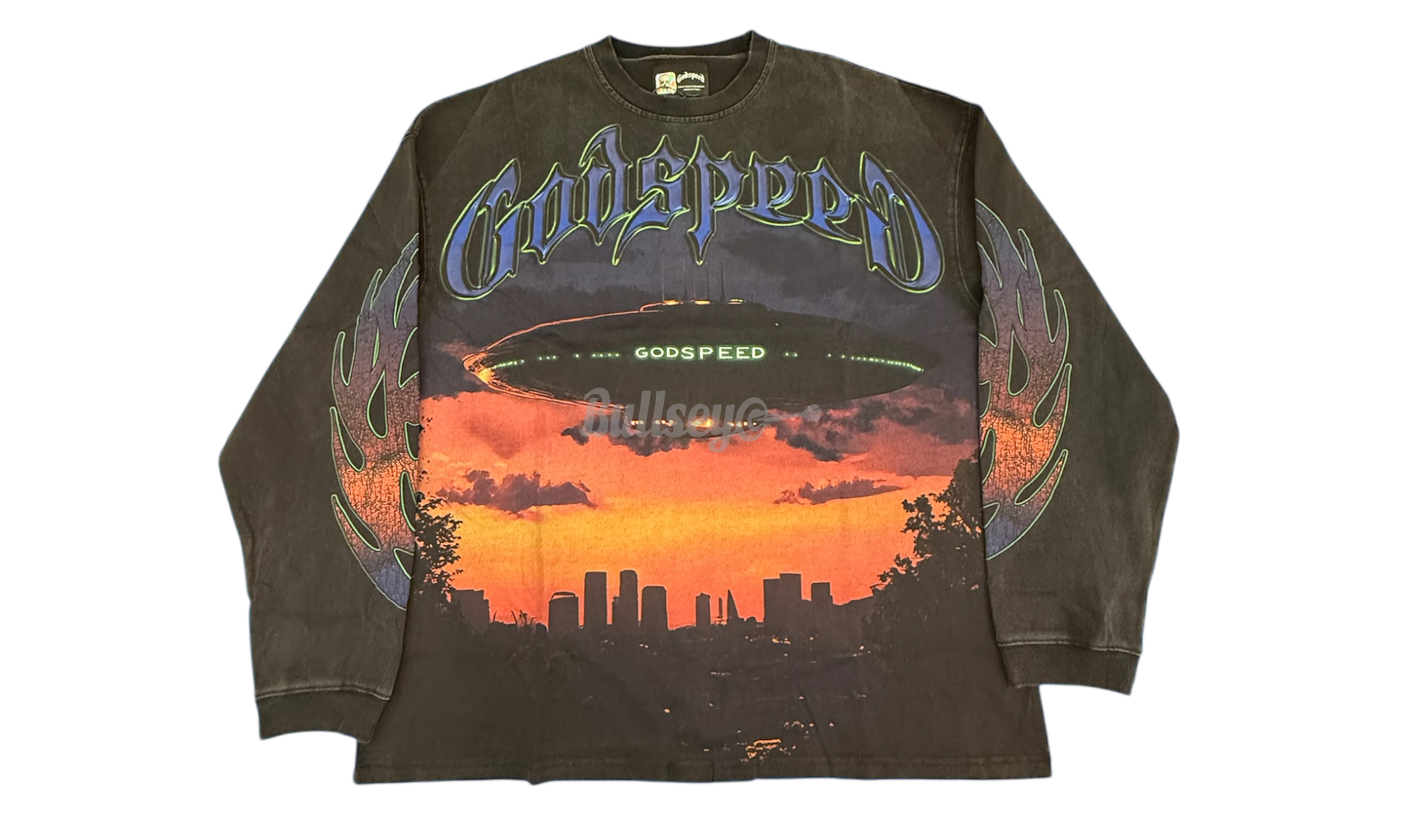 Godspeed U.A.P Washed Black Longsleeve T-Shirt-Bullseye Sneaker Boutique