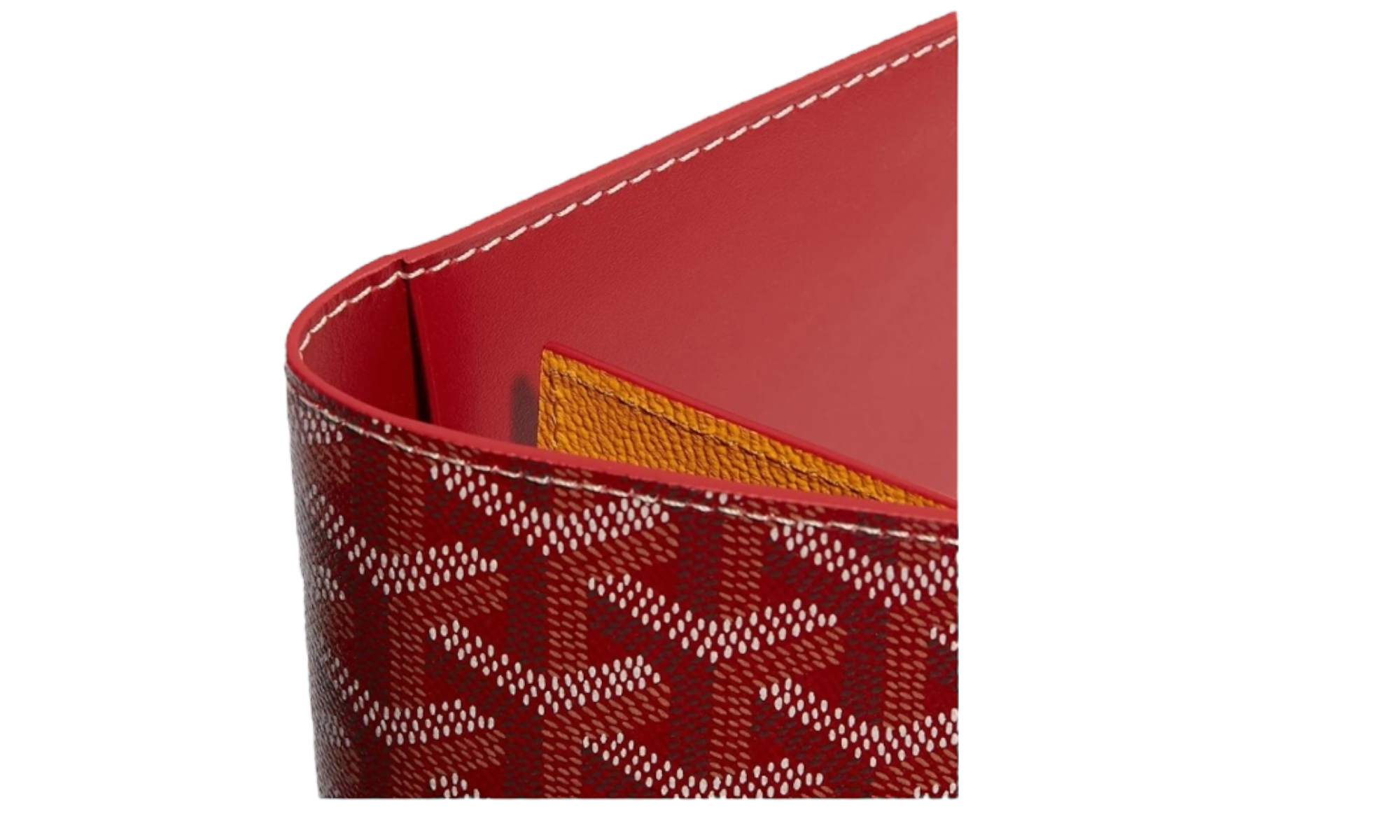 Goyard Greenelle Passport Cover Red