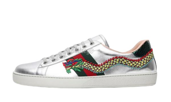 Gucci Ace Embroidered Sneaker "Silver Dragon" (PreOwned) (No Box)-Kangaroos aussie mono unisex mens womens vapor grey casual lifestyle sneakers