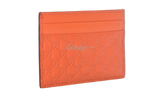 gucci eau Card Case Microguccissima (5 Card Slot) Orange