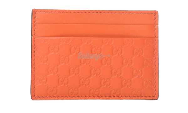 Gucci Card Case Microguccissima (5 Card Slot) Orange-Bullseye Sneaker Boutique