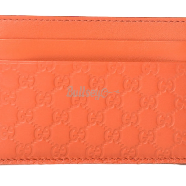 Gucci Card Case Microguccissima (5 Card Slot) Orange