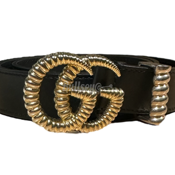 Pre owned top gucci belt
