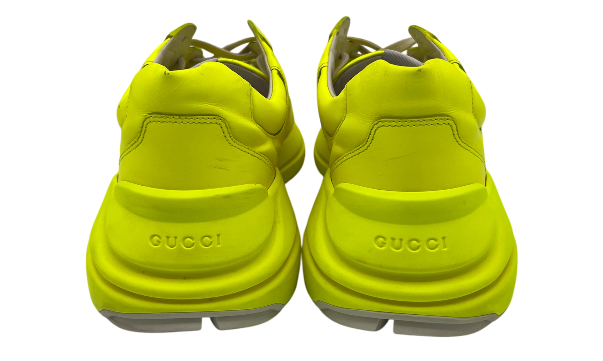 Gucci Rhyton "Flurescent Yellow" Sneakers (PreOwned)