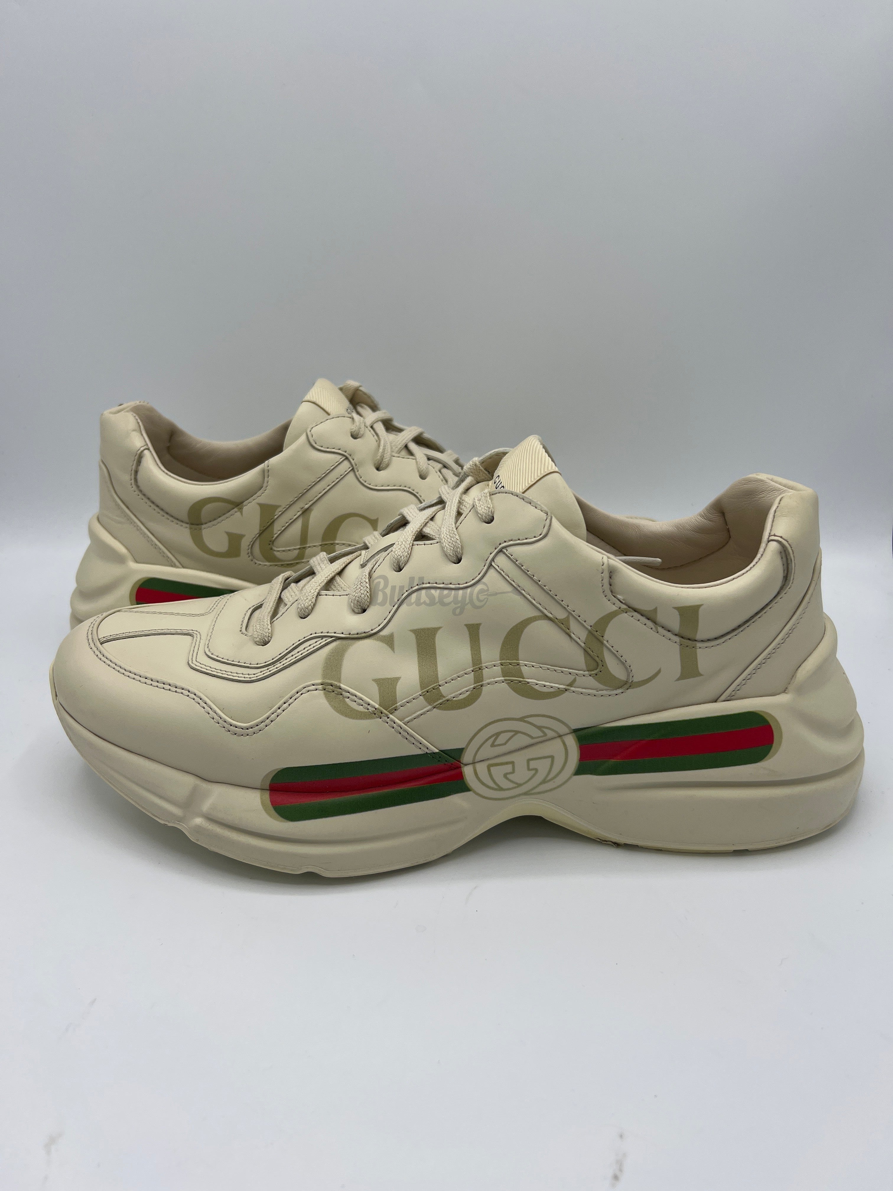 Gucci Rhyton Logo Sneakers (PreOwned)