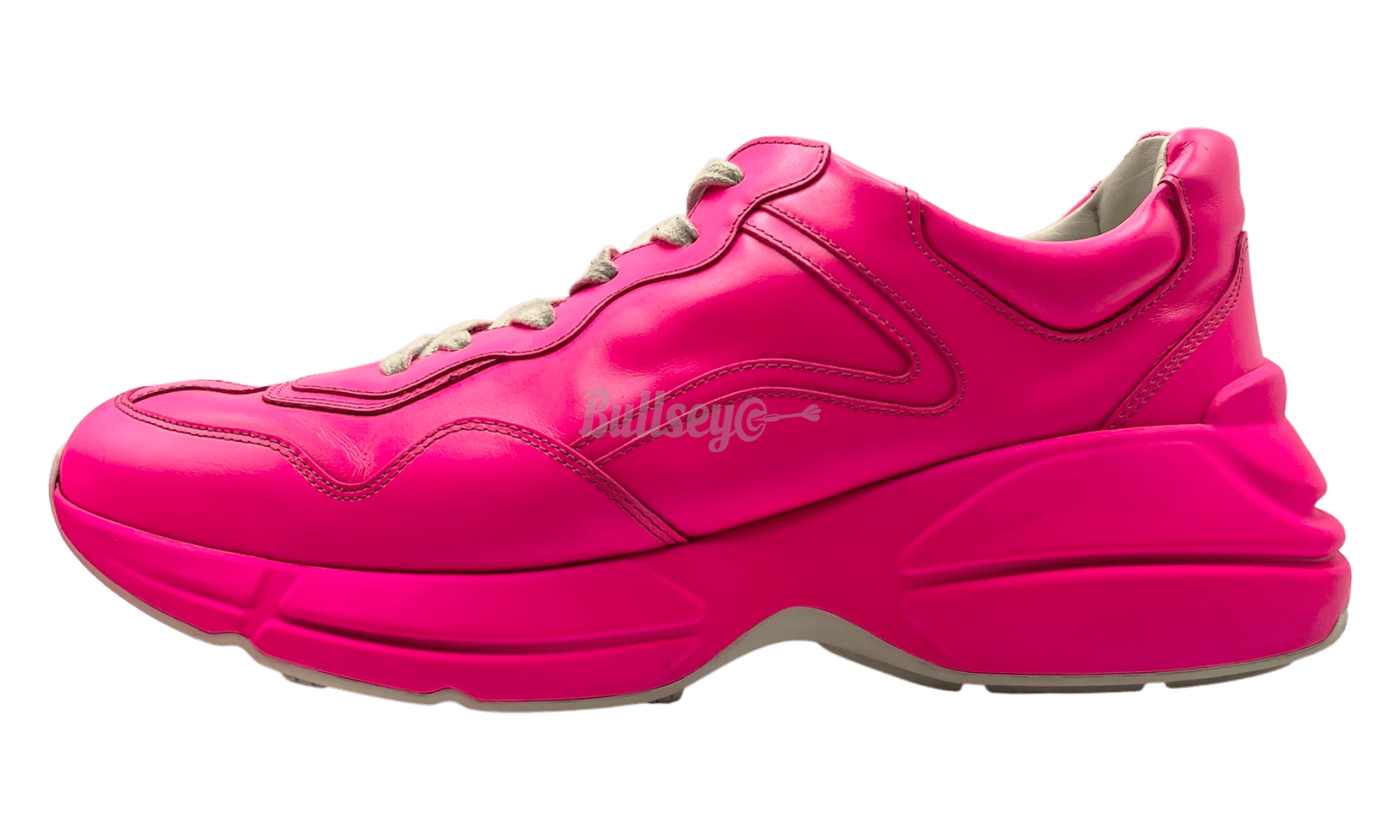 Gucci Rhyton Low "Fuchsia Fluorescent" (PreOwned)-Bullseye Sneaker Boutique