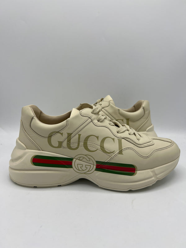 Gucci Rhyton Retro Logo Sneakers (PreOwned)