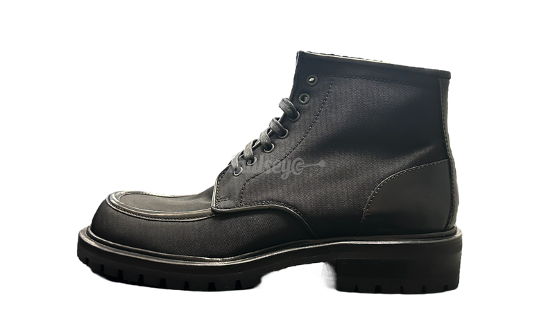 Gucci Trekking Work Boots Canvas Leather Black-GUCCI GARNITUR ZE WZOREM Z LOGO