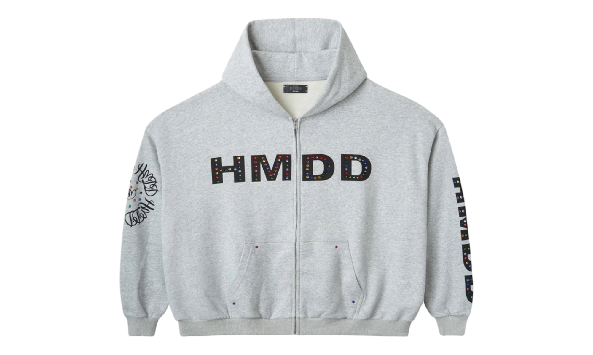 HMDD Chimstone Grey Zip-Up Hoodie-Bullseye Sneaker Boutique