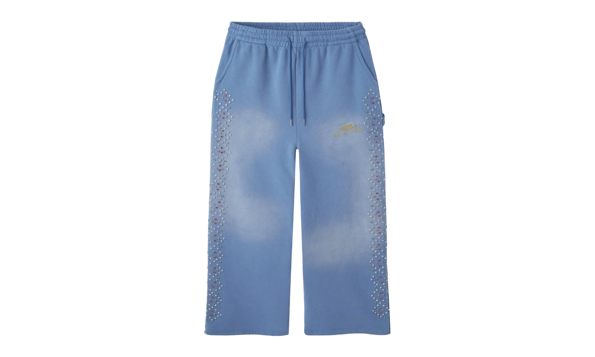 HMDD Powder Blue Crystal Sweatpants-Bullseye Sneaker Boutique