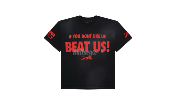 Hellstar Beat Us! Black/Red T-Shirt-Sandal Slide Fitz