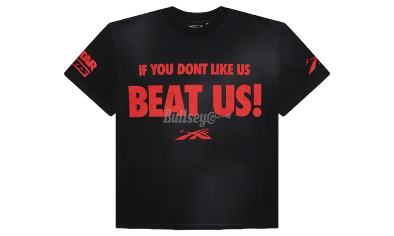 Hellstar Beat Us! Black/Red T-Shirt-Bullseye Sneaker Boutique