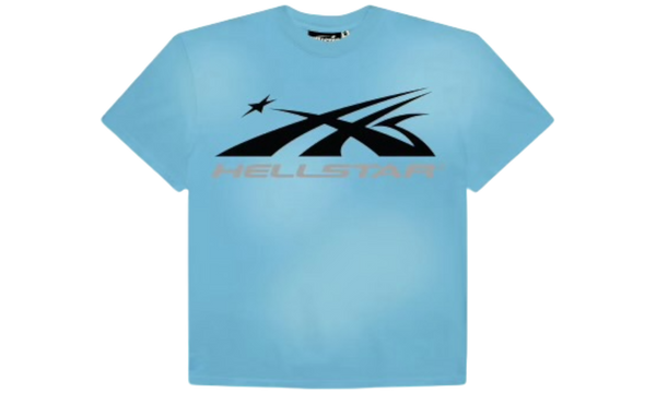 Hellstar Blue Sports Core Logo Gel T-Shirt